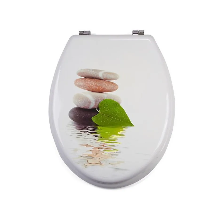 MSV Abattant WC MDF Lingga - - Universel - Blanc - 42,5x36,5x5cm