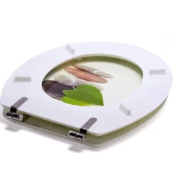 MSV Abattant WC MDF Lingga - - Universel - Blanc - 42,5x36,5x5cm