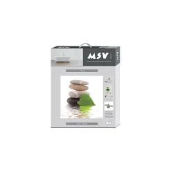 MSV Abattant WC MDF Lingga - - Universel - Blanc - 42,5x36,5x5cm