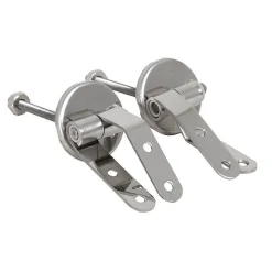MSV Abattant wc MDF Marron Charnières Inox* Abattant Wc