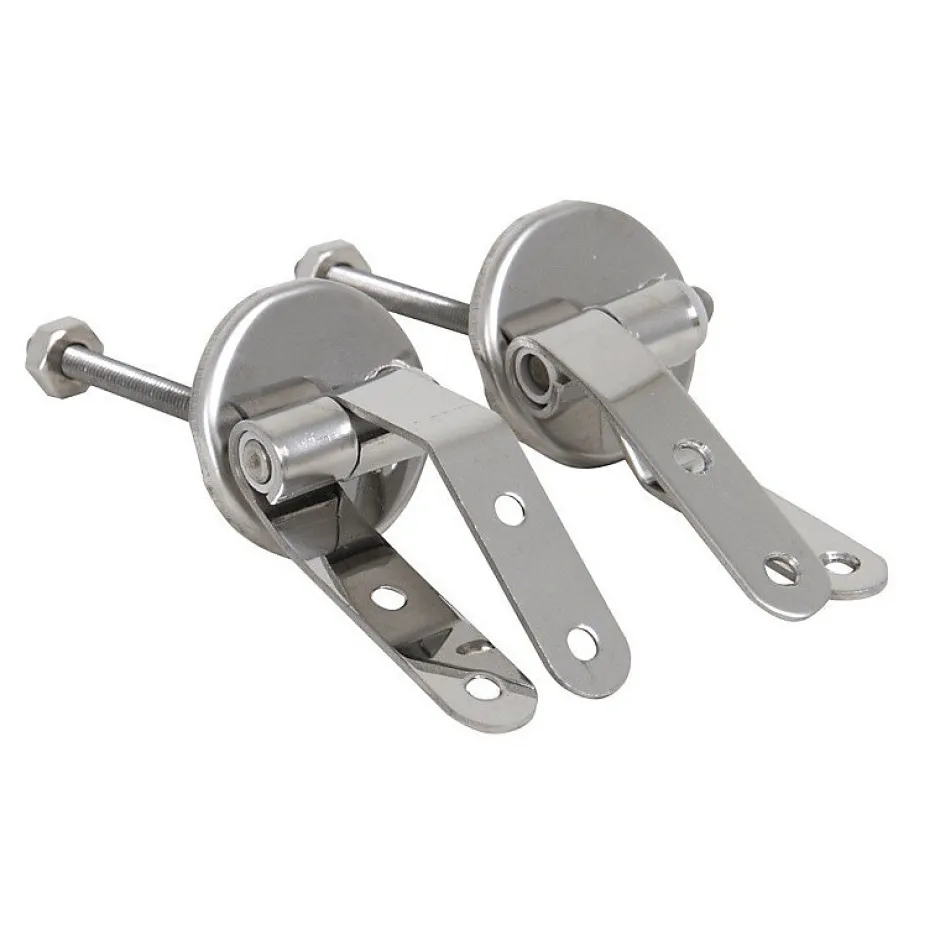 MSV Abattant wc MDF Marron Charnières Inox* Abattant Wc