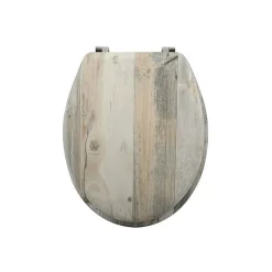 MSV Abattant wc MDF Ombo Beige Charnières Inox* Abattant Wc