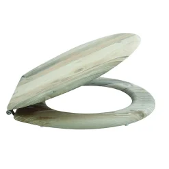 MSV Abattant wc MDF Ombo Beige Charnières Inox* Abattant Wc