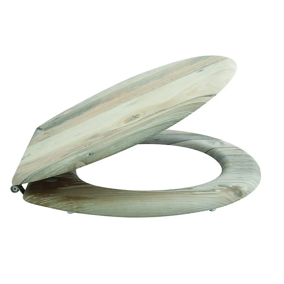 MSV Abattant wc MDF Ombo Beige Charnières Inox* Abattant Wc