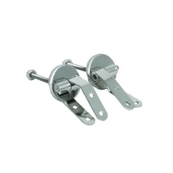 MSV Abattant wc MDF PARADISE Bleu Charnières Inox