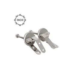 MSV Abattant wc MDF Sofaïa à Motifs Fleurs Charnières Inox* Abattant Wc