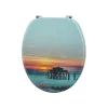 MSV Abattant wc MDF SUNSET Charnières Inox* Abattant Wc