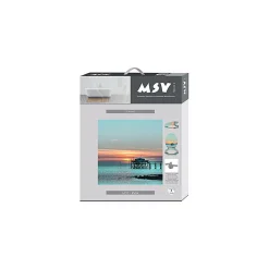 MSV Abattant wc MDF SUNSET Charnières Inox* Abattant Wc