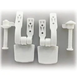MSV Abattant WC - MDF - Charnières plastiques - Blanc* Abattant Wc