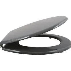 MSV Abattant WC - MDF - Charnières inox - Anthracite