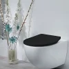 Bemis Abattant WC noir mat avec frein de chute déclipsable