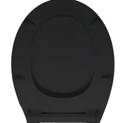 Bemis Abattant WC noir mat avec frein de chute déclipsable