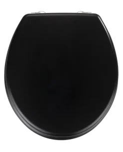 Wenko Abattant WC noir mat MDF Prima