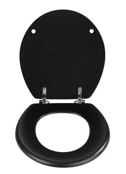 Wenko Abattant WC noir mat MDF Prima