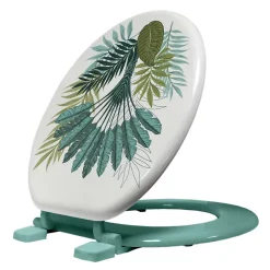 Douceur D'Intérieur Abattant WC Panazio Tropical (47x37 cm - Bleu)* Abattant Wc