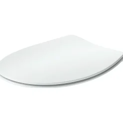 Duravit Abattant WC plastique Ovale Blanc, Lunette toilettes universel à frein de chute / fermeture amortie - 37,3x43,3x5cm - Univavo* Abattant Wc