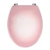 MSV Abattant wc Rose MDF Charniènres Inox