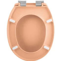 Spirella Abattant wc Thermo dur avec frein de chute NEELA Pêche Charnières ABS Chromé* Abattant Wc