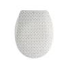 MSV Abattant wc Thermo Dur MOZAIK Beige Charnières PS