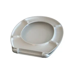 MSV Abattant wc Thermo Dur WORLD Gris Blanc Charnières PS* Abattant Wc