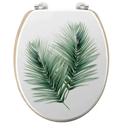 Douceur D'Intérieur Abattant WC Varadero - Blanc et vert* Abattant Wc