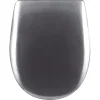 Olfa Abattant wood slim déclipsable - Effet métal précieux (48x36.5 cm - Gris anthracite)* Abattant Wc