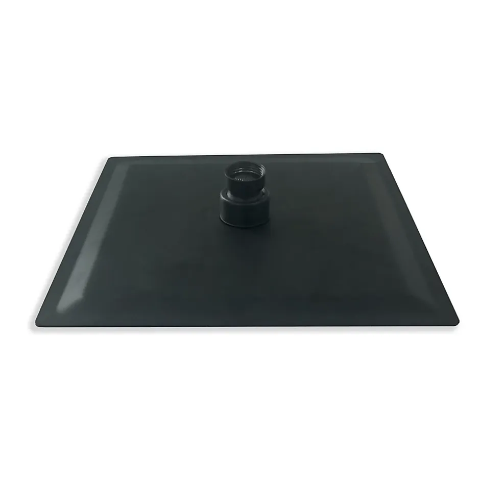 AICA Sanitaire AICA colonne de douche thermostatique avec pomme de tête, douchette et flexible,noir mat, Carré* Colonne De Douche Thermostatique