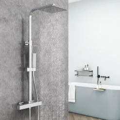 AICA Sanitaire AICA Colonne de douche thermostatique, avec mitigeur thermostatique* Colonne De Douche Thermostatique