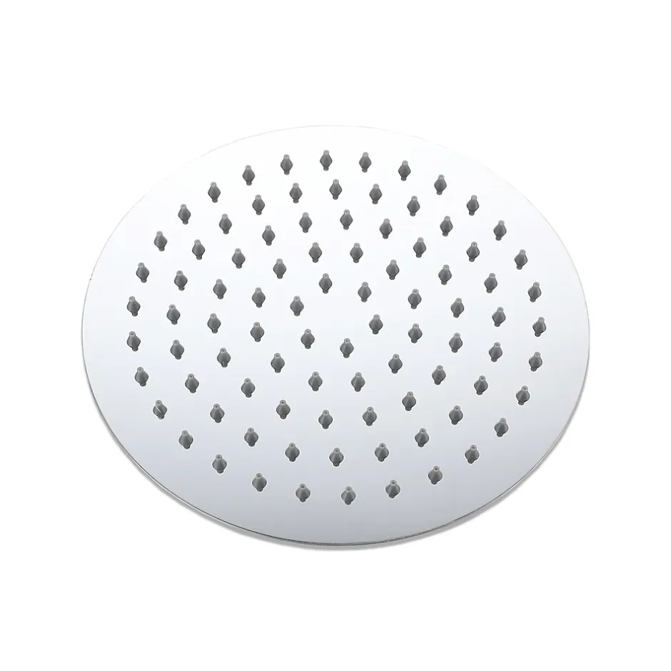 AICA Sanitaire AICA Colonne de douche thermostatique chromée, avec douche de tête ronde et douchette à main réglable en plusieurs modes* Colonne De Douche Thermostatique