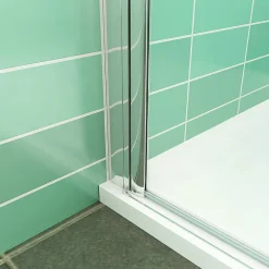 AICA Sanitaire Aica Porte De Douche 90x180cm Porte De Douche Pivotante En Niche 6mm Verre Anticalcaire Porte De Douche Hauteur 180 Cm* Porte De Douche