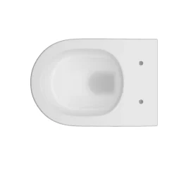 AICA Sanitaire AICA Sans Bride WC Suspendu 52,5x36x36cm Avec Abattant Ultra Fin Soft-Close