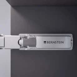 Bernstein Amoire de toilette MFC 3 portes miroirs, éclairage LED, prise de courant intérieure + 4 tablettes verre, 120x71x19cm (LxHxP), VARO* Armoire De Toilette