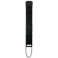Anima Colonne de douche murale en aluminium avec mitigeur 4 fonctions, cascade et jets massants, noir (ALUSHOWERC)* Colonne De Douche Hydromassante
