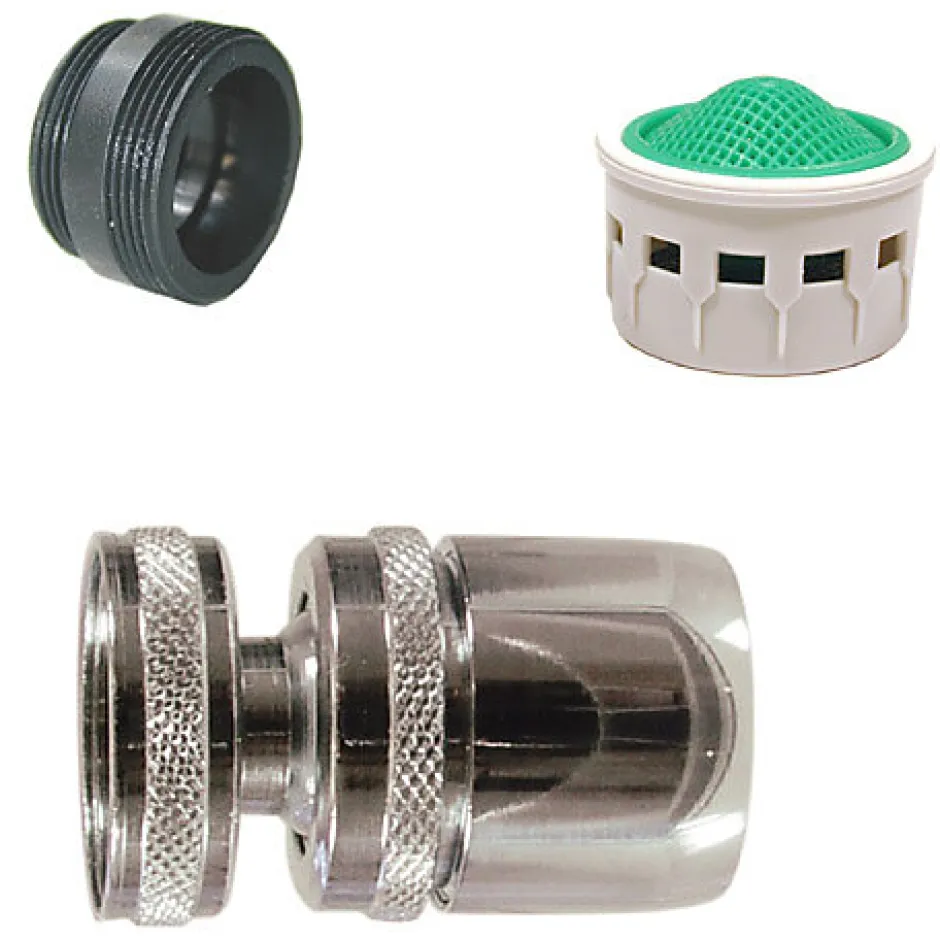 Noyon et Thiebault Aérateur sur rotule limiteur de débit 6,5 l/min Femelle 22 x 100 - Mâle 24 x 100* Accessoire De Robinet