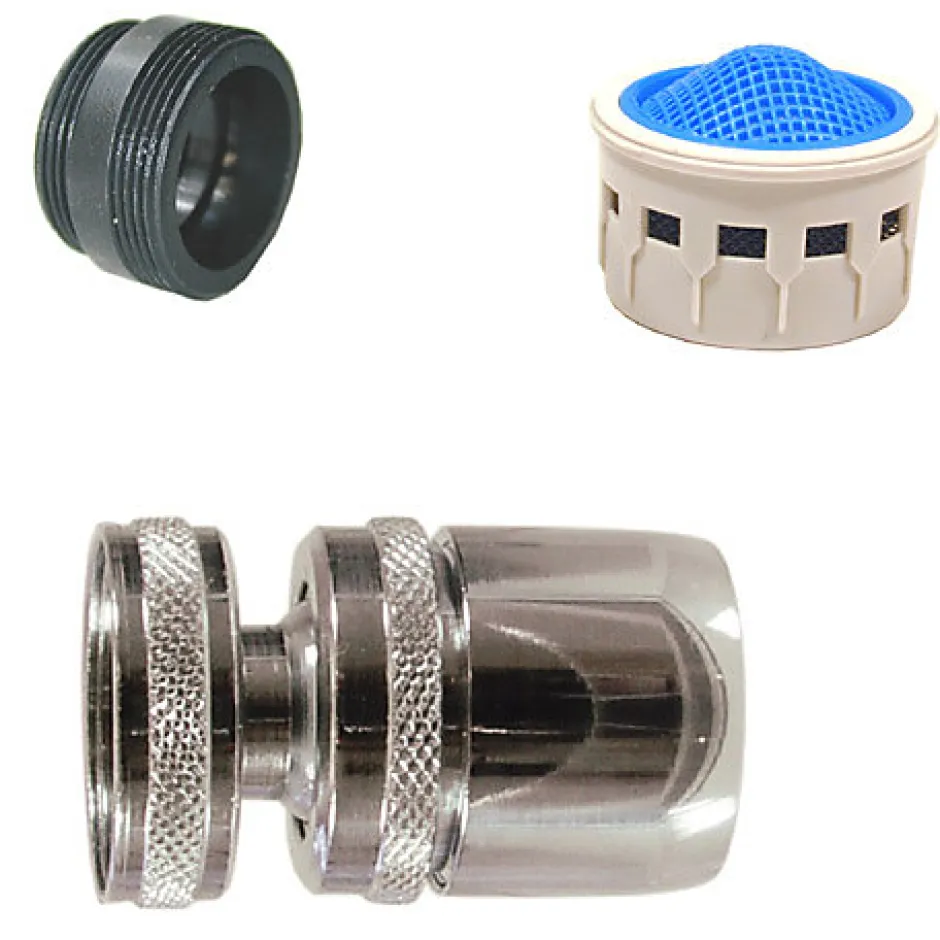 Noyon et Thiebault Aérateur sur rotule limiteur de débit 9 l/min Femelle 22 x 100 - Mâle 24 x 100