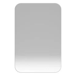 ProximaX Armoire à miroir rectangulaire avec cadre métal, armoire murale à étagères réglables, pour salle de bain ou chambre, blanc* Armoire De Toilette