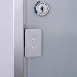Homcom Armoire à pharmacie murale verrouillable 3 niv. acier inox* Armoire De Toilette