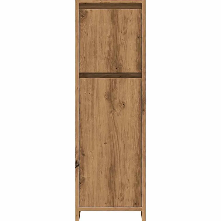 Vidaxl Armoire de bain chêne artisanal 30x30x95 cm bois d'ingénierie* Meuble Wc