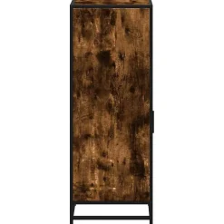 Vidaxl Armoire de bain chêne fumé 35x37,5x100cm bois d'ingénierie