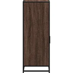 Vidaxl Armoire de bain chêne marron 35x37,5x100 cm bois d'ingénierie* Meuble Wc