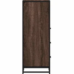 Vidaxl Armoire de bain chêne marron 35x37,5x100 cm bois d'ingénierie* Meuble Wc