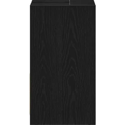 Vidaxl Armoire de bain chêne noir 60x33x60 cm bois d'ingénierie