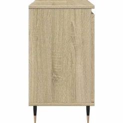 Vidaxl Armoire de bain chêne sonoma 58x33x60 cm bois d'ingénierie* Meuble Wc