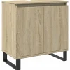 Vidaxl Armoire de bain chêne sonoma 58x33x60 cm bois d'ingénierie