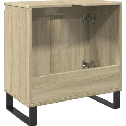 Vidaxl Armoire de bain chêne sonoma 58x33x60 cm bois d'ingénierie