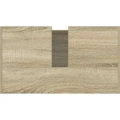 Vidaxl Armoire de bain chêne sonoma 58x33x60 cm bois d'ingénierie
