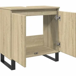 Vidaxl Armoire de bain chêne sonoma 58x33x60 cm bois d'ingénierie