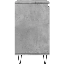 Vidaxl Armoire de bain gris béton 58x33x60 cm bois d'ingénierie
