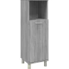 Vidaxl Armoire de bain Sonoma gris 30x30x95 cm Bois d'ingénierie* Meuble Wc