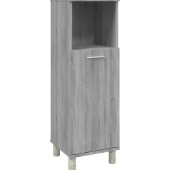 Vidaxl Armoire de bain Sonoma gris 30x30x95 cm Bois d'ingénierie* Meuble Wc